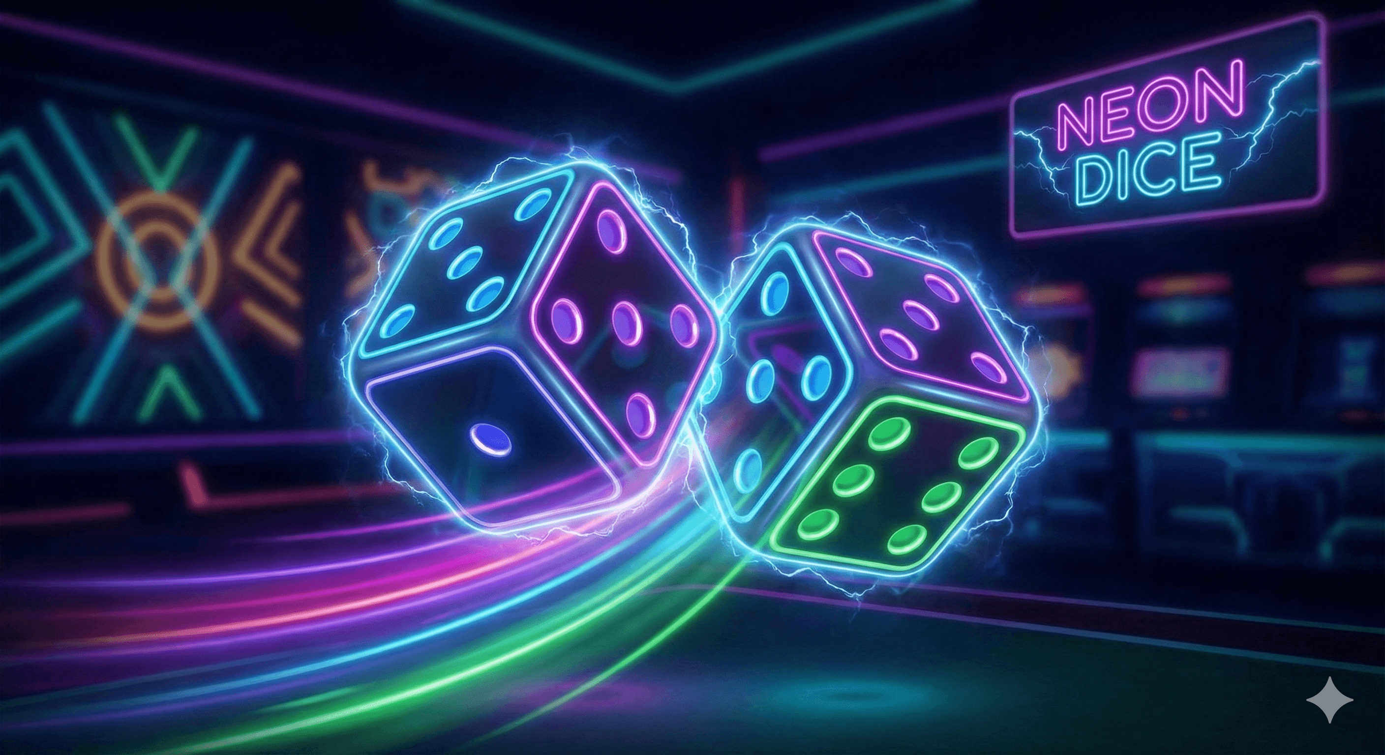 Neon Dice